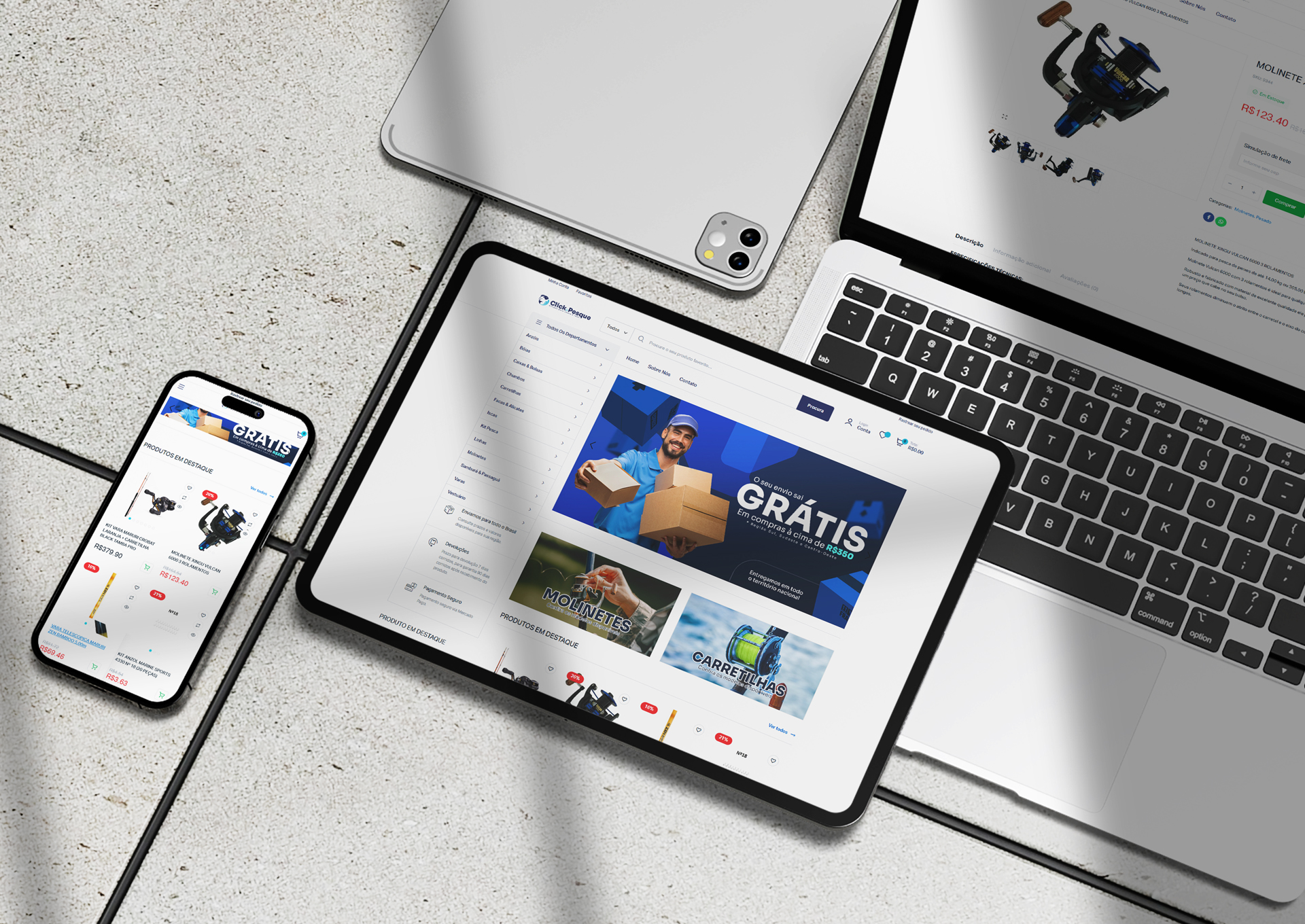 Click & Pesque – E-commerce